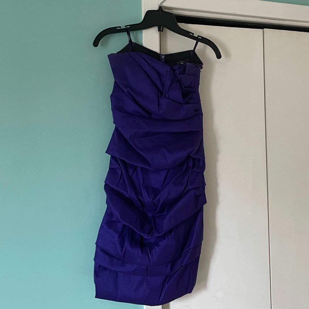 Loved, in Great Condition, Women's Purple Le Chateau Cocktail Dress Size S/P